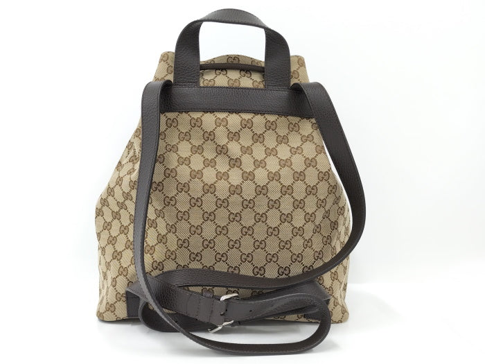 Gucci Canvas Backpack Instant Finds