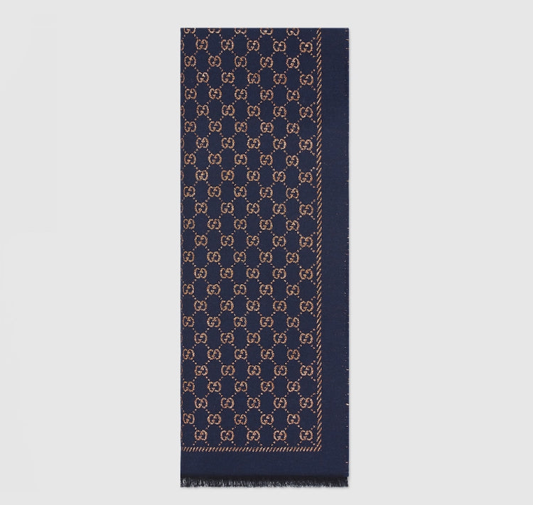 Gucci best sale metallic scarf