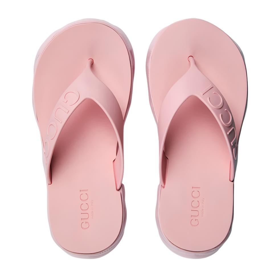 Pink gucci flops online