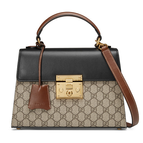 Gucci Supreme Padlock Handbag Instant Finds