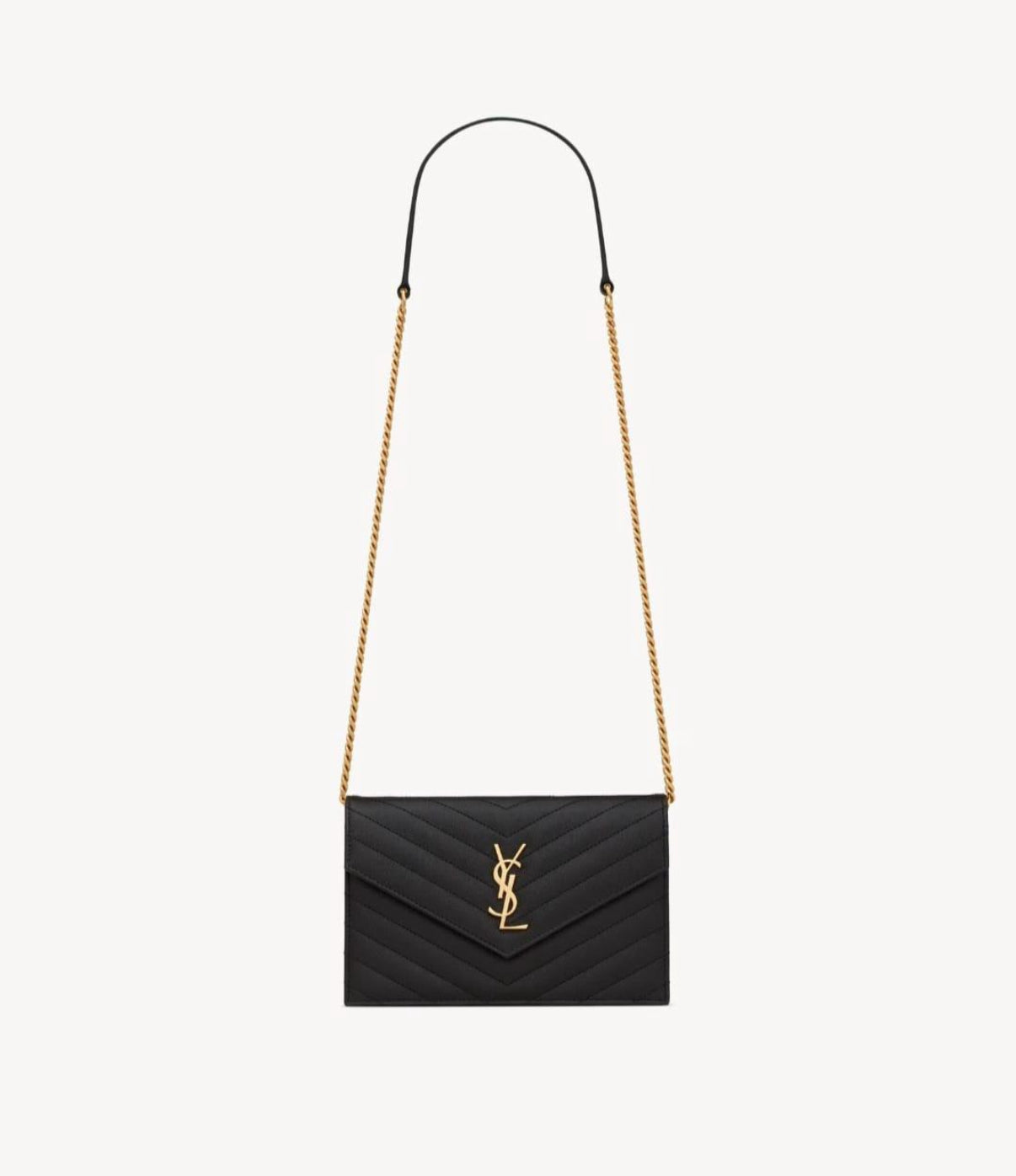 YSL Cassandra Envelope Wallet On Chain Instant Finds