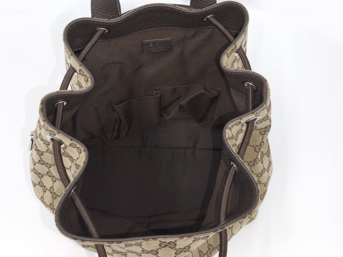 Gucci gg sales canvas backpack