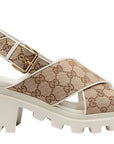 Gucci GG Lug Sole Sandals