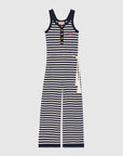 Gucci Striped Cotton Jumpsuit