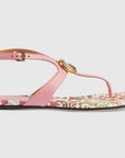 Gucci Marmont Floral Sandals