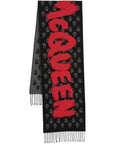 Alexander McQueen Graffiti Skull Scarf