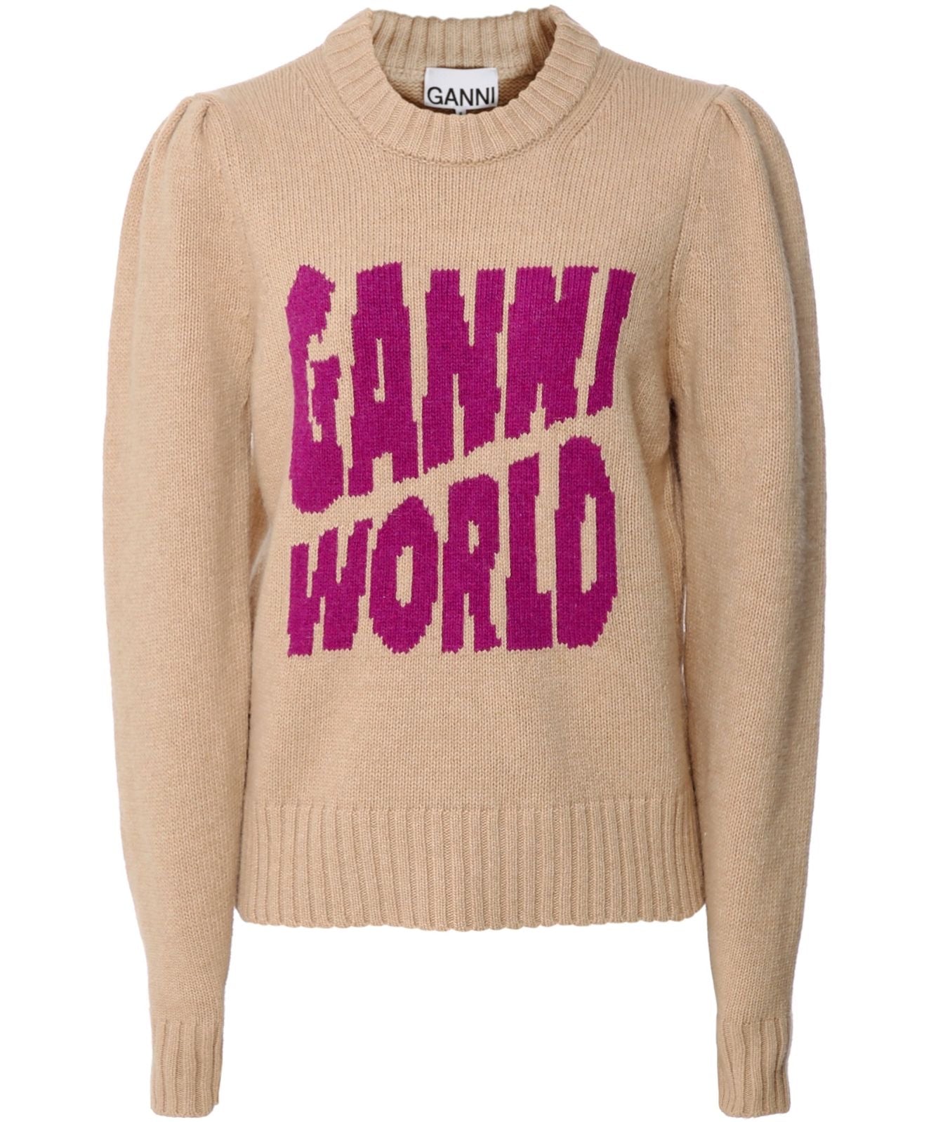 Ganni pink clearance jumper