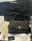 Pre Loved Chanel Coco Top Handle Handbag