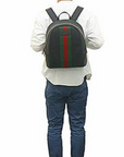 Gucci web canvas backpack