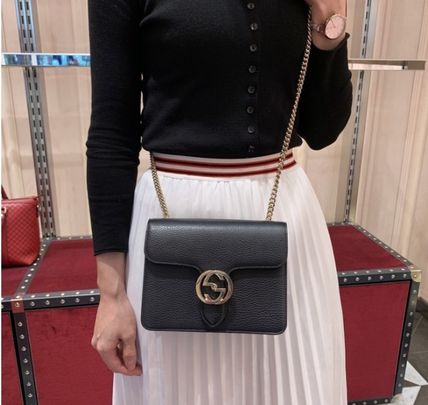 Gucci interlocking leather bag sale