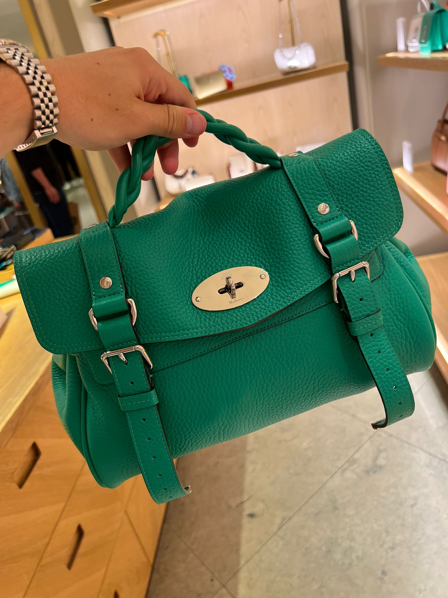 Mulberry alexa bag online green