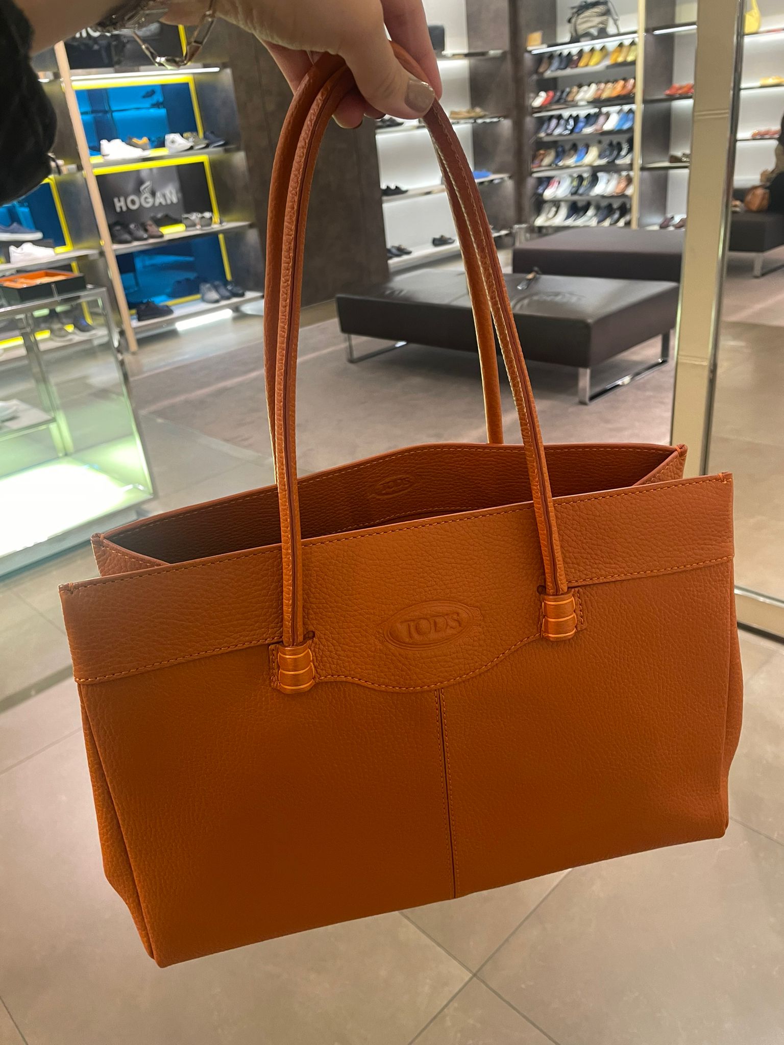 Tods Mocassinio Tote Bag