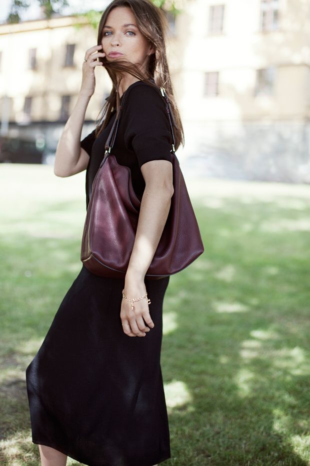 Tessie cheap hobo oxblood