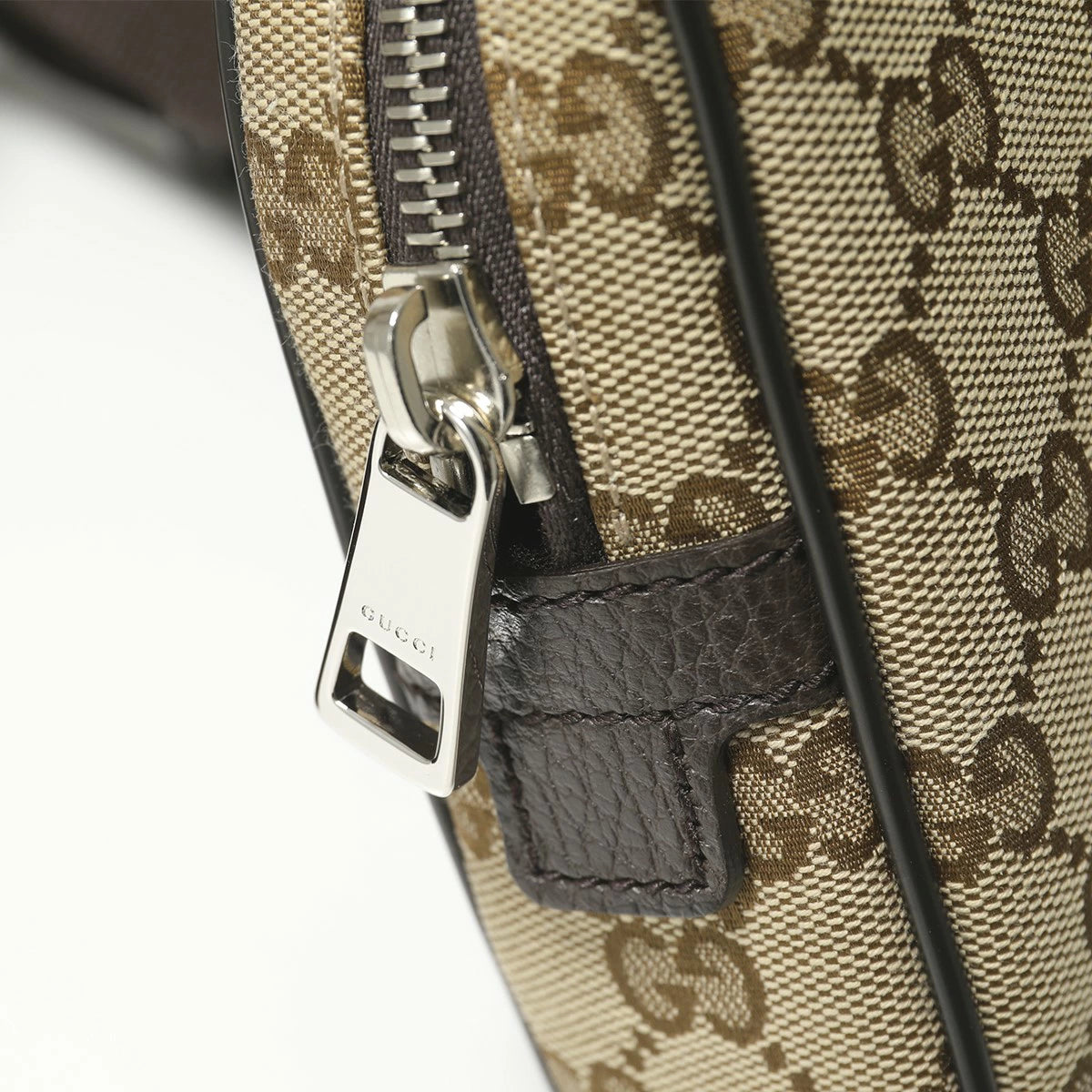 Gucci canvas strap on sale bag